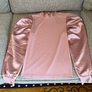 Pink Sweater, size M, Puffy Sleeves